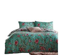 furn. Vintage Chinoiserie Housse de Couette et taie Set, Polycoton, Jade, Célibataire