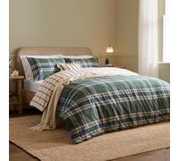 furn. Wylder Braemar Check Parure De Lit (Forêt/Marine - Double)