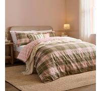 furn. Wylder Braemar Check Parure De Lit (Rose/Vert - King)