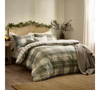 furn. Wylder Braemar Check Parure De Lit (Vert/Naturel - Simple)