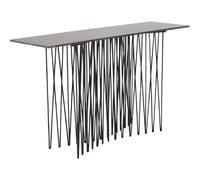 Furniture fashion Console effet granit - Noir