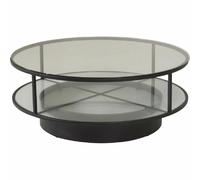 Furniture fashion table basse ronde - Noir
