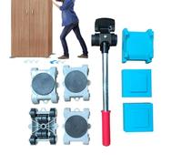 Furniture Movers - 32.5x5x3cm Heavy Duty Lifter Tool, 551.16 Lbs Load Capacity Set, Appliance with Wheels, Practical Lifting Device for Easy Transport, Essential Moving Gear for Home Furniture