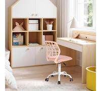 FurnitureR Chaise de Bureau réglable en Hauteur - Ergonomique et colorée - avec Dossier et accoudoirs - 5 Roues - pour Enfants de 3 à 10 Ans - Charge maximale : 100 kg