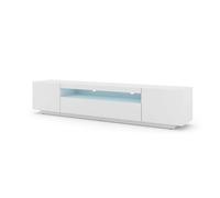 FURNLUX AURA LED - Table de télévision - Blanc