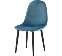 FURNLUX Kids Room Chair Polar Blue Und Black 33cm / Hauptfarbe : Blau / Abmessungen : 33 x 58 x 60 cm