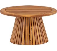 FURNLUX Table basse d'extérieur Lumpur Acacia 70cm / Couleur principale : Marron / Dimensions : 70 x 70 x 40 cm