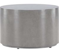 FURNLUX Table basse Lisbonne Béton Et Gris 60cm / Couleur principale : Gris / Dimensions : 60 x 60 x 40 cm