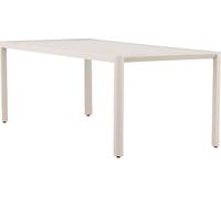 FURNLUX Table de salle à manger d'extérieur Giardini Beige 90cm / Couleur principale : Beige / Dimensions : 90 x 200 x 72 cm