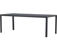 FURNLUX Table De Salle À Manger D'Extérieur Giardini Noir 90cm / Couleur principale : Noir / Dimensions : 90 x 200 x 72 cm