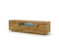 FURNLUX Table TV - AURA LED Crème