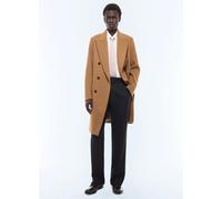 FURSAC - Manteau croisé en laine et cachemire - Taille 56 - Homme Brun