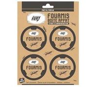 FURY Boîtes Appât Anti-Fourmis x4 - Tue Fourmis et Détruit la Colonie - Action par Ingestion et Contact - Sans Odeur - Éradication Complète du Nid - Usage Intérieur et Extérieur