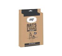 Fury - Plaquette Rats & Souris - Pièges Englués - Efficace 3 à 6 Semaines - Résistant à l'Humidité - Prêt à l'emploi - Fabrication Française
