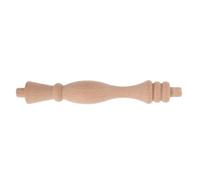 Fuseaux de Balustre en Bois Non Peint pour Porche Extérieur | Colonne Beige Style Européen, Installation Facile, Longue Durée, Décoration Simple pour Balcon et Terrasse
