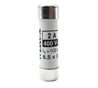 Fusible cylindrique 8 x 32 8,5 x 32 mm, 400 V 4 A, intervention retardée, avec indicateur de fusion, usage civil CF, en céramique, stéatite, utilisation gG, puissance interruption (lk) 50KA