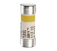 Fusible cylindrique domestique - 10,3x25,8mm - sans voyant - 16A LEGRAND