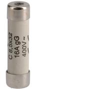 Fusible Cylindrique Hager 16A 400V AC 8.5x32mm - L8532C16 [10 Pièces]