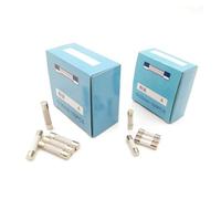Fusible de tube secteur domestique en céramique à soufflage rapide, 100 pièces, 5x20mm 6x30mm, 250V, 0.5-30A(100pcs 6x30,15A)