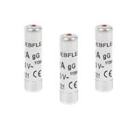 Debflex Fusible céramique 715306 avec voyant 10A 8,5x31,5 mm Sachet de 3