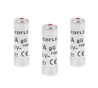 Fusible électronique - Fusible céramique - Fusible avec voyant - Fusible 16A - Sachet De 3 Fusibles Avec Voyant 10,3X31,5 16A 380 Volts - Deblex 715326