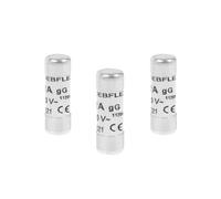 Debflex Fusible céramique 715656 6 A (8,5×23 mm) avec voyant – Lot de 3