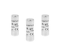 Lot de 3 fusibles céramique 2 A, 8.5 x 23 mm G