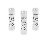 Debflex Fusible 715316 avec voyant 8,5 x 31,5 mm 16 A 400 V Sachet de 3