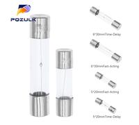 Fusible en Tube de verre à soufflage lent, 5x20MM 6X30MM 0,5a 1A 2A 3A 4A 5A 6,3a 7A 8A 10A 12A 15A 20A 30A 25A 250V, Fusibles à soufflage rapide 5x20 Quick Break