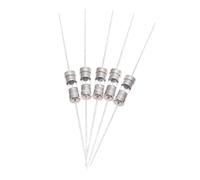 Fusible en verre avec fils, 100x10mm, 3.6 pièces, Tube à fusible plomb Axial for Circuit imprimé, Protection électronique,15a,3a, 10a AMP(Slow-T,10A)