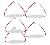 Fusible pour Micro-ondes 5kv 0.85a, Lot de 5, Haute Tension | Verre et Cuivre, Installation Facile, Alliage D’aluminium, Caractéristiques Stables, Abs, Blanc