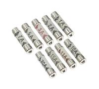 Fusible secteur domestique en céramique, 10 pièces, BS1362, 6x25mm, 1A-20A, 240V(20A)