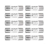 Fusible solaire 10 x 38 mm 33 kA résistant aux courts-circuits CC 1000 V | Courant nominal 15 A, tension CC 1000 V, catégorie gPV, protection contre les surcharges, sécurité de niveau de chaîne