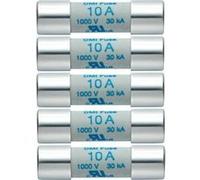 Fusible testo 0590 0004 Lot de 5 fusibles de rechange 10 A/1000 V, G
