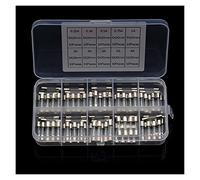 Fusibles 72/100 pièces ensemble de fusibles en verre à soufflage rapide 5x20mm/6x30mm Kit 250V 0.2A-30A for électroniques for appareils ménagers(C)