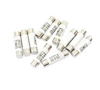 Fusibles à cartouche à tube céramique ， Lot de 5 fusibles à tube en céramique à fusion rapide 8,5 x 31,5 mm, 380 V, 500 mA, 1 A, 2 A, 3 A, 4 A, 5 A, 6 A, 8 A, 10 A, 16 A, 20 A, 25 A, 32 A, 8,5 x 31,5