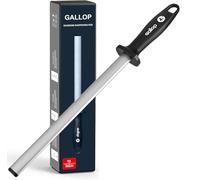 Fusil a aiguiser diamant professionnel 30 cm - aiguiseur couteaux pro - affuteur de couteaux plus efficace que pierre a aiguiser - fusil diamant compatible tous couteaux de cuisine