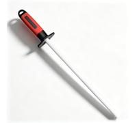 Fusil à aiguiser en céramique, fusil à aiguiser pour couteaux de cuisine avec capuchon incassable, aiguiseur de couteaux en céramique, fusil à aiguiser diamanté, 390 × 14 × 260 mm