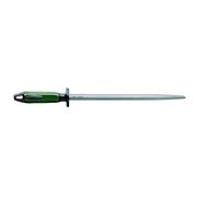 Fusil aiguiseur standard avec poignée bi-matière couleur vert/noir 30 cm rond friedr Épaisseur.