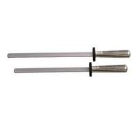 Fusil professionnel à aiguiser global G39. Manche acier inoxydable. Mèche ronde. L 300 mm. G
