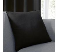 Fusion - Coussin Noir (43x43cm) - Coussin Noir avec Housse - Coussin 100% Coton - Coussin Garni Noir - Oreiller de lit Noir - Collection Sorbonne