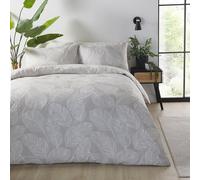 Fusion - Housse de Couette Réversible - 200 x 200 cm - 2 Taies d'oreiller - Feuilles Naturelles et Tropicales