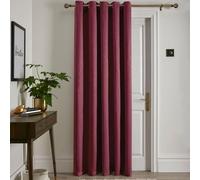 Fusion - Rideau Simple Rouge vin 168 x 214 cm - 1 Panneau - Rideau à œillets vin Rouge - Rideau Thermique pour Chambre/Salon - Rideau et drapé - Rideau de Porte - Collection Strata