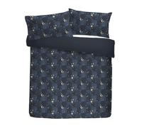 Fusion Snug Cosmic Star Parure de lit 100% Polyester pour lit King Size 230 x 220 cm Bleu Marine