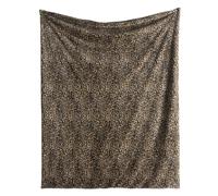 Fusion Snug Jeté de lit en Polyester recyclé, imprimé léopard, Naturel, 150 x 200 cm, Polaire Douillette, Adulte, thème Animaux