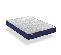 FUSIONHOME - Matelas Viscoélastique 135x200 Viscoessential - Double Face Été/Hiver Tissu Respirant Aloe Vera Fermeté Moyenne - Hauteur 20 cm - Mousse Viscoélastique Haute Densité - Anti-acariens