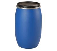 Fut / Bidon 120 litres bleu à ouverture totale-