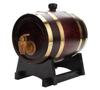 Fût en chêne de 1,5 L avec support, en bois vieilli, pour le whisky et le vin
