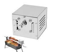 Futchoy Moteur de barbecue pour tournebroche 25 W en acier inoxydable - Charge maximale : 100 kg - Moteur rotatif 2,5 tr/min - Pour rôtisserie, rôtissoire, brochettes de brochettes, chachlyk, cochon