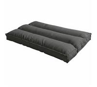bananair - Futon 1 Place Épais & Confortable Fabriqué en France, Housse Lavable, Idéal comme Matelas de Sol, d'Appoint, Chauffeuse - Futon Pliable, Sangle de Rangement Incluse (90x190 cm, Gris Foncé)